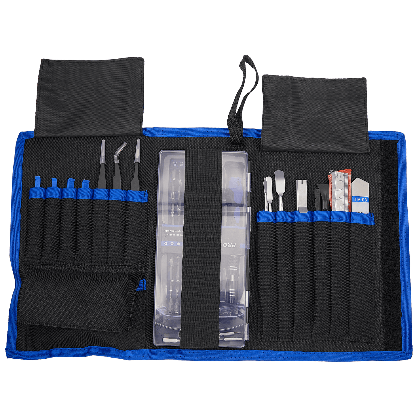 80-in-1 Electronics Repair Tool Kit With Carrying Pouch