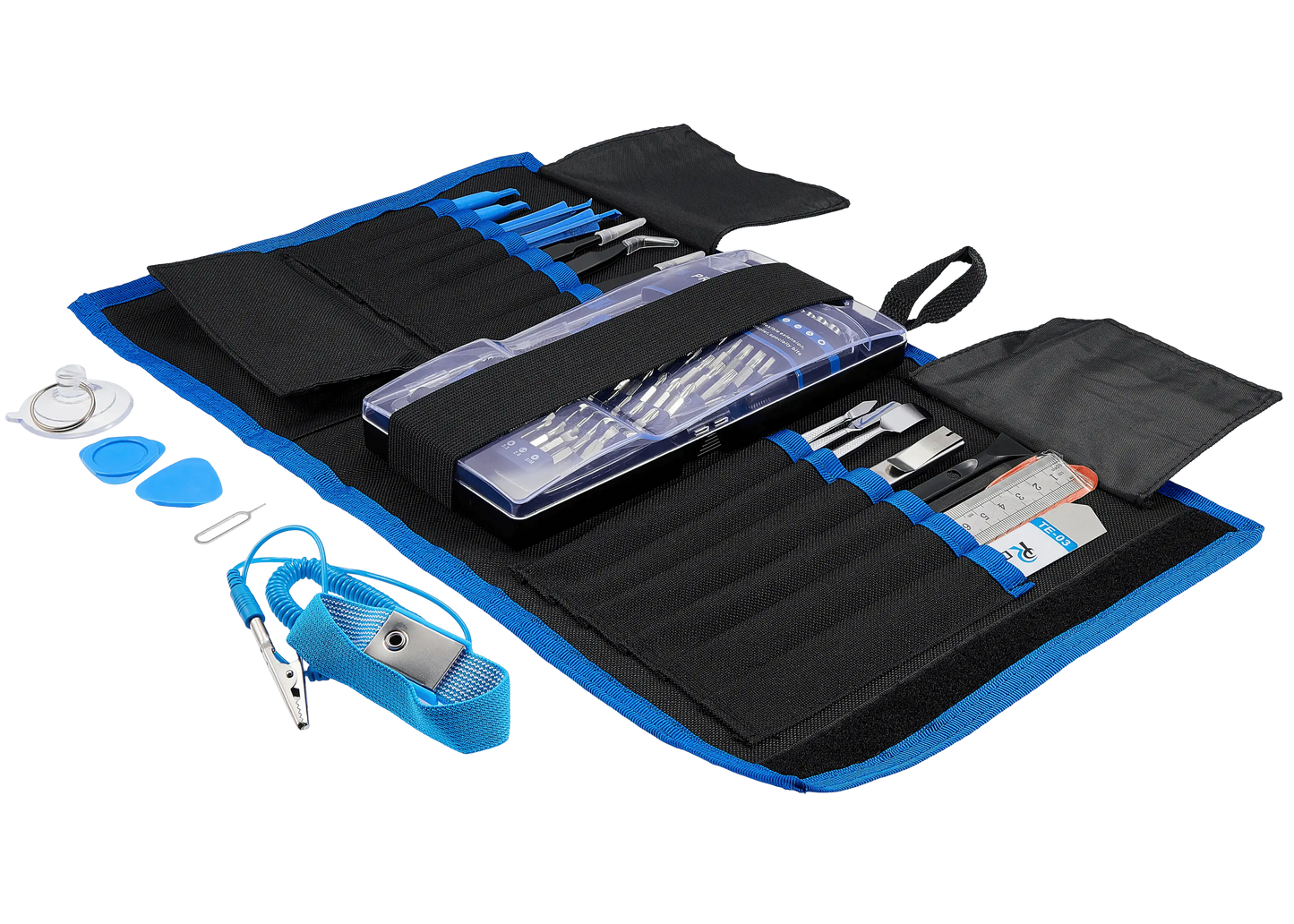 80-in-1 Electronics Repair Tool Kit With Carrying Pouch